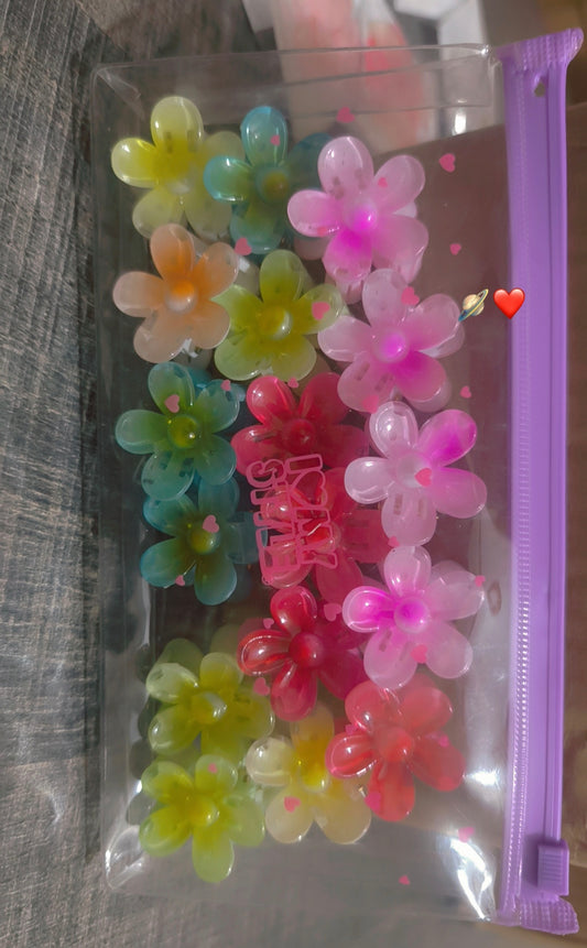 Imported small flower catchers including transparent pouch