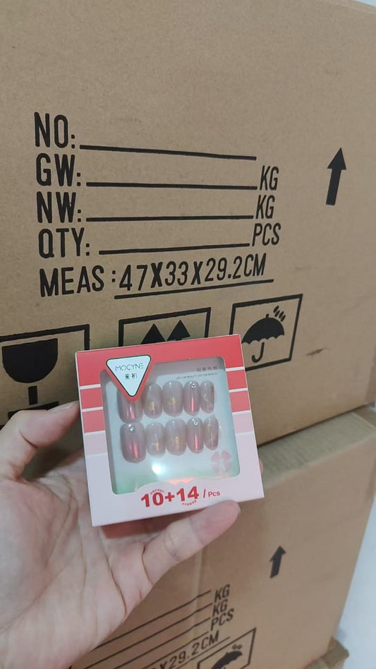 4 High quality nail boxes (24 pieces in each box)