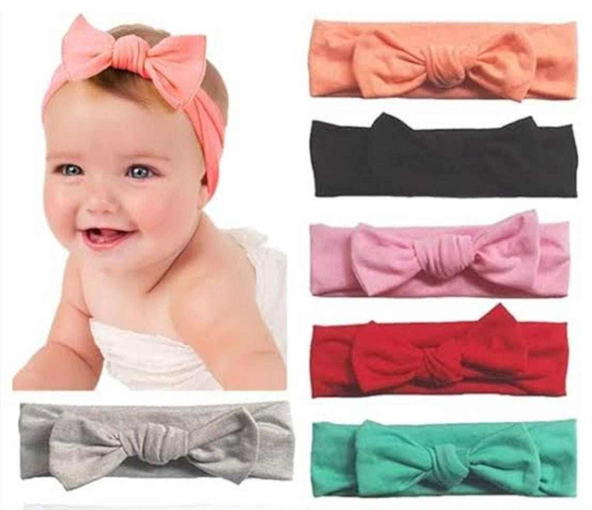 Half kg Soft head bands ( 7 cards in one kg, each card has 3 bands)