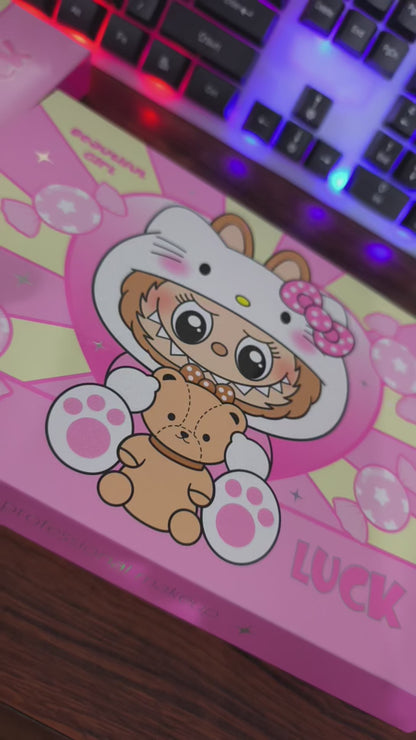 "Beautiful Girl LUCK" children's makeup kit / eyeshadow palette.