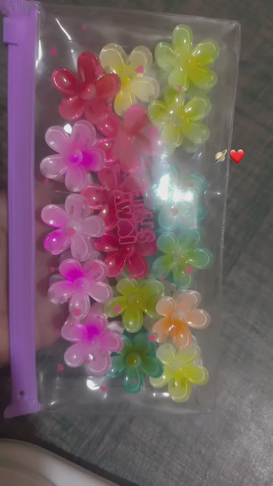 Imported small flower catchers including transparent pouch