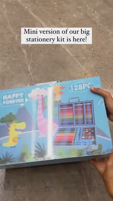 128 pieces of art kit (brief case style)