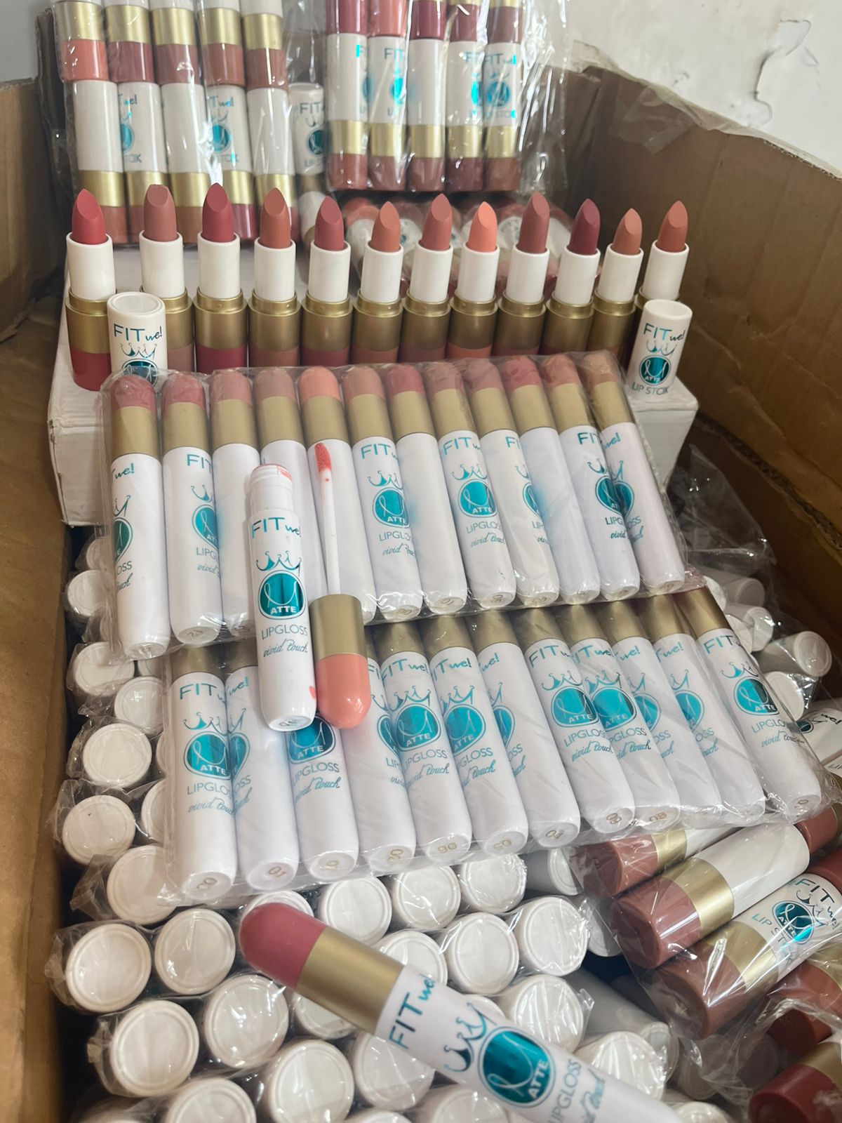 Fit Me lipstick and lipgloss