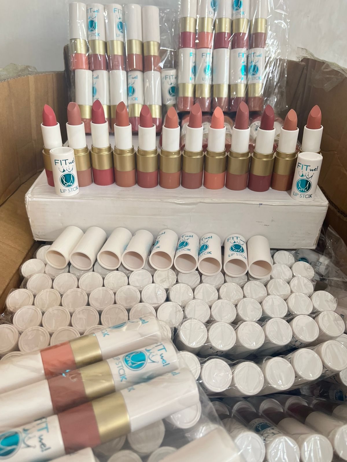 Fit Me lipstick and lipgloss