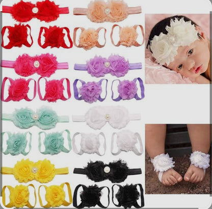 Set of soft band and stylish socks