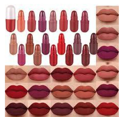 18-Color Mini Capsule Lipstick Set