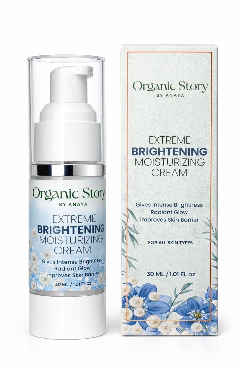 Organic Extreme Brightening Moisturizing cream ( for intense glow)