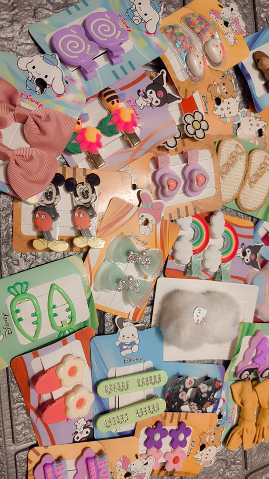 30 pairs of beautiful imported pins/bows