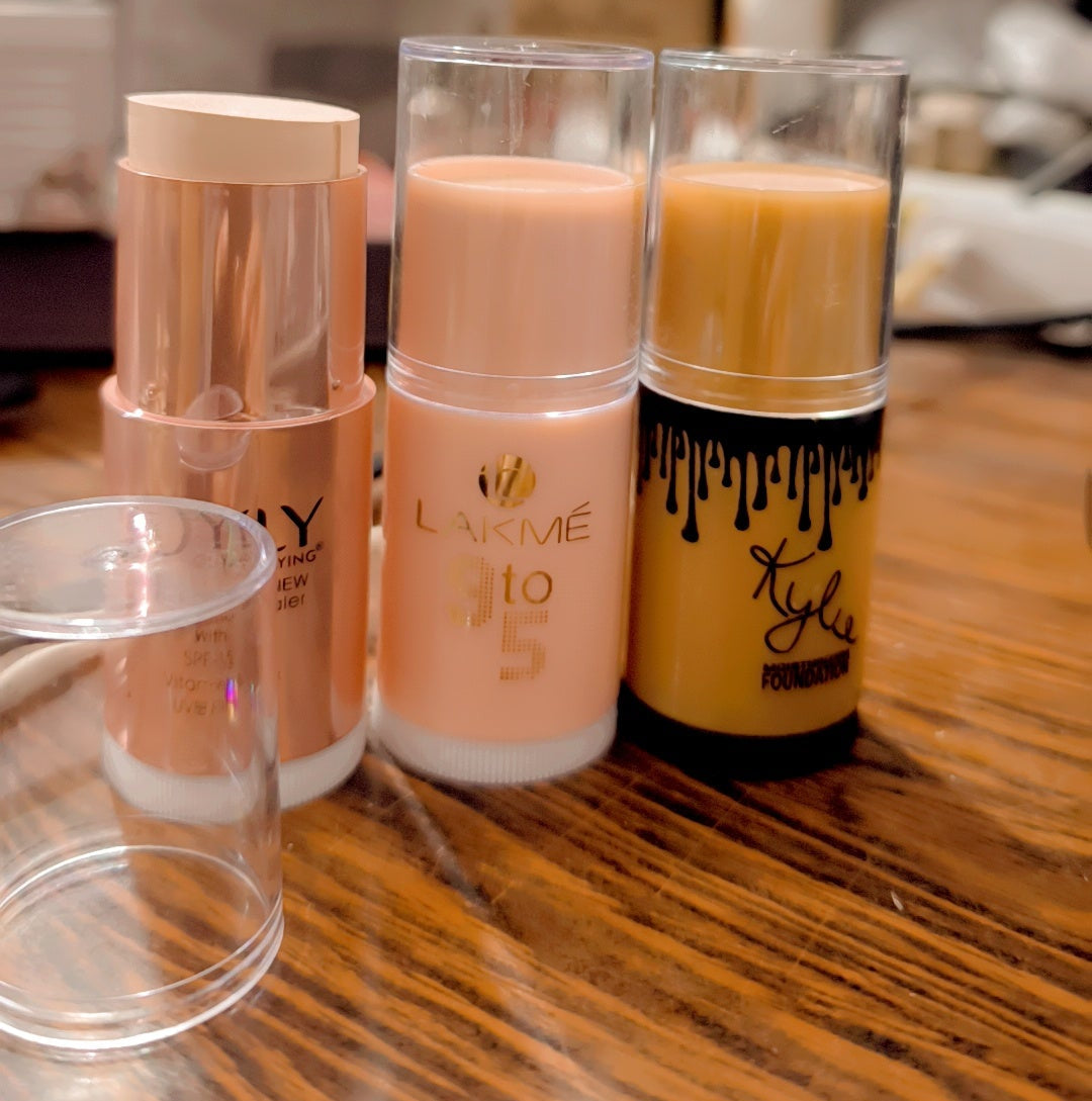 High coverage stick foundation