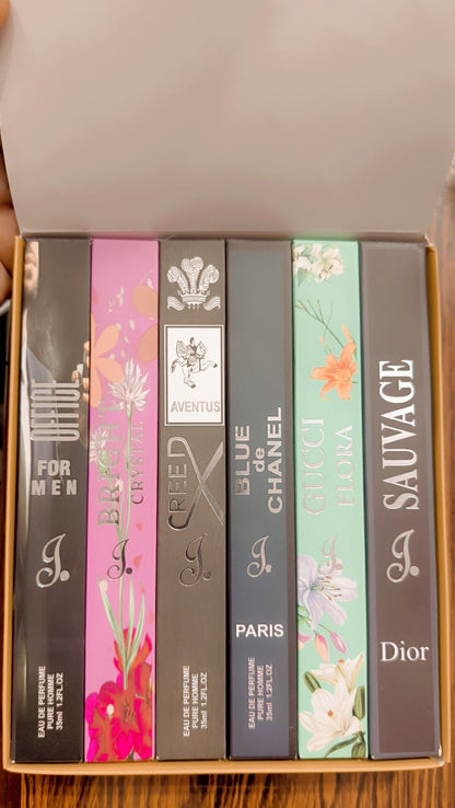 6 pieces perfume box 35 ml(master copy)