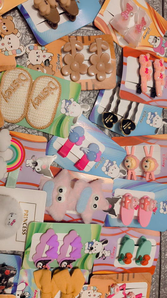 30 pairs of beautiful imported pins/bows