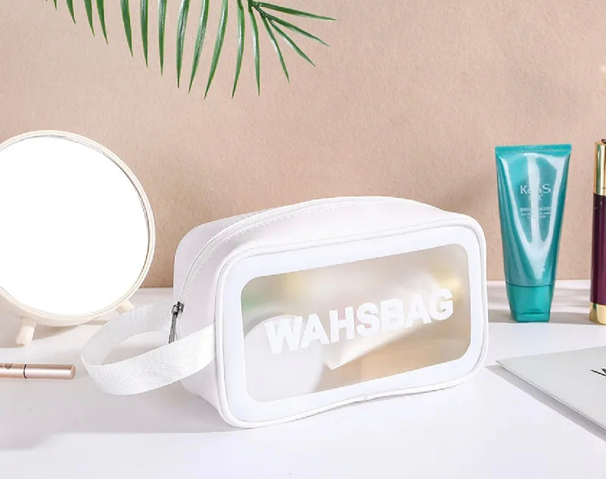 Washable vanity filled with multiple mix items