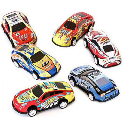 25 cars in different colors and characters