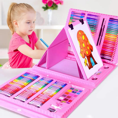208 PIECES COLOURING/PAINTING SET