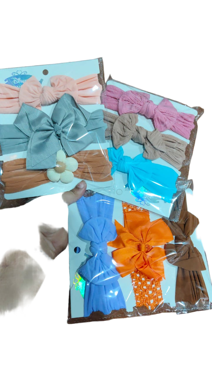 Half kg Soft head bands ( 7 cards in one kg, each card has 3 bands)