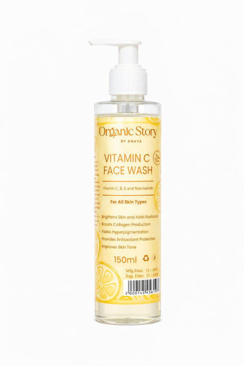Vitamin C face wash ( pure organic)