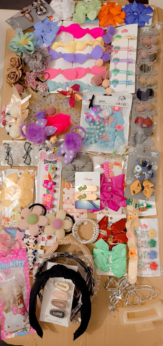 1 kg imported mix hair accessories