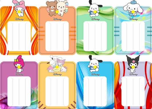 2 PAIR EMPTY PIN CARDS