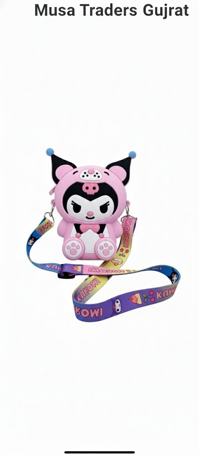 Multifunctional kuromi silicon bag
