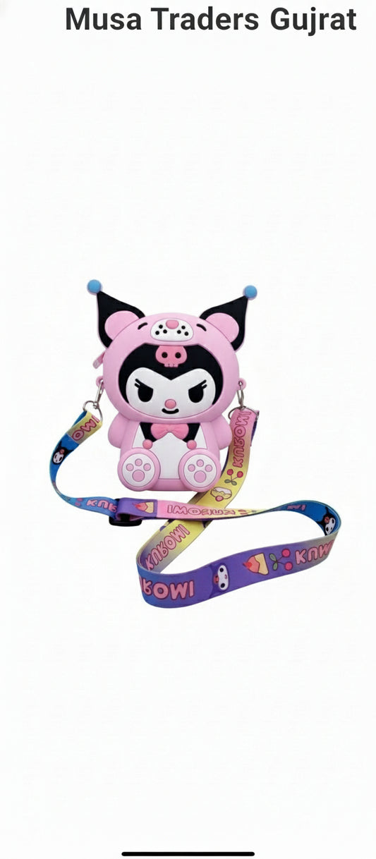 Multifunctional kuromi silicon bag