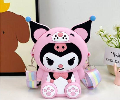 Multifunctional kuromi silicon bag
