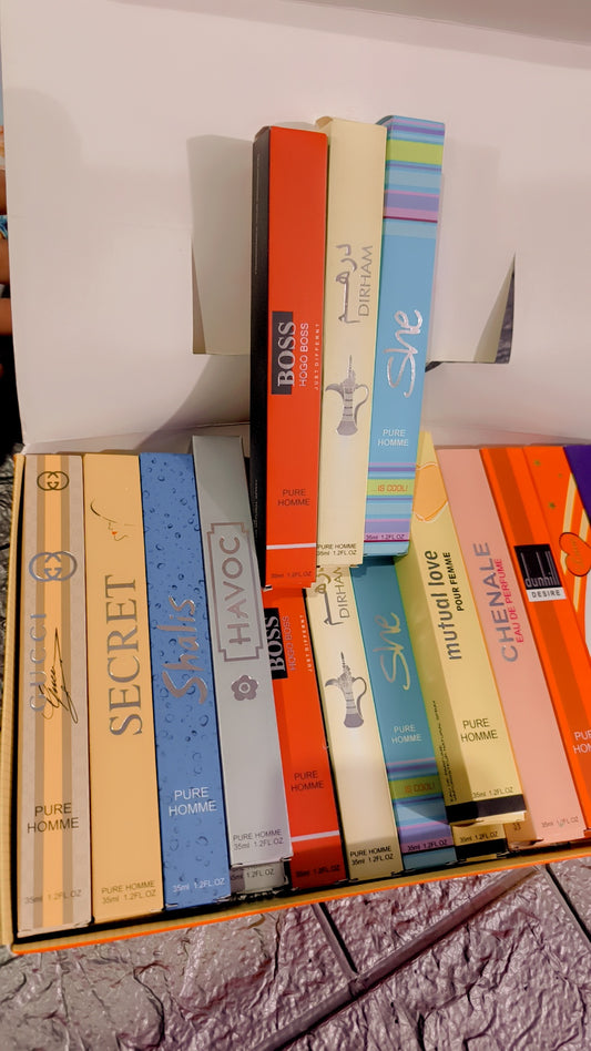 Mix pen perfume box 35 ml (24 pieces)