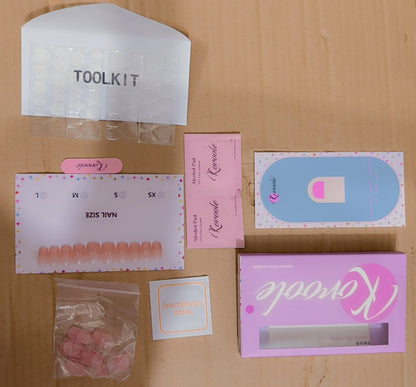 koroole nail boxes with full application kit (USA brand)