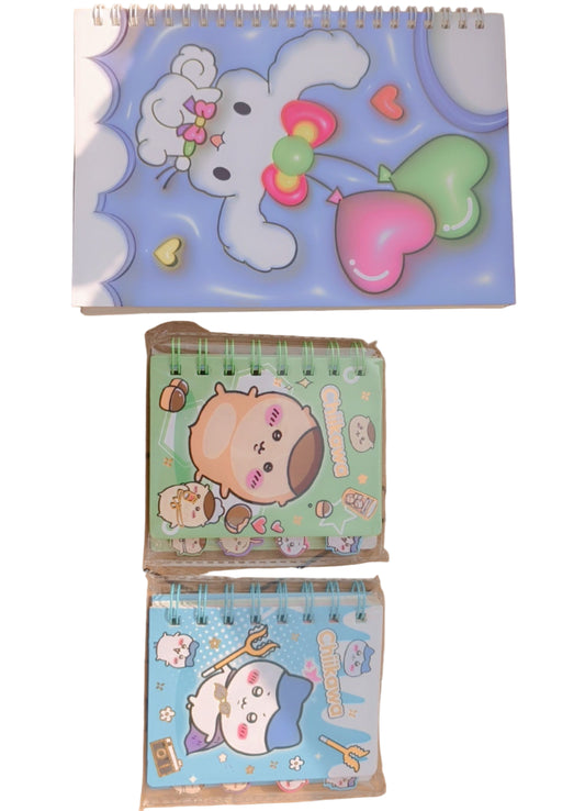 Deal of 3 character dairies (2 small diaries + 1 big dairy)