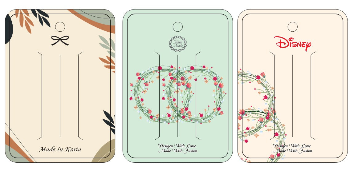 2 PAIR EMPTY PIN CARDS