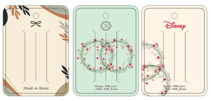 2 PAIR EMPTY PIN CARDS