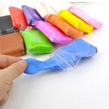 Pack of 12 fomic clay dough including modeling tools