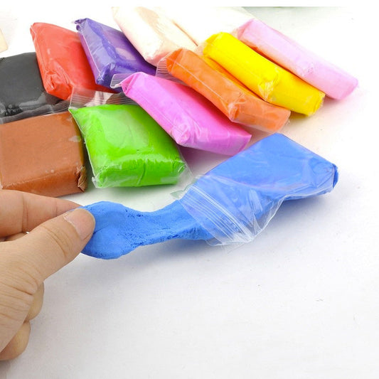 Pack of 12 fomic clay dough including modeling tools