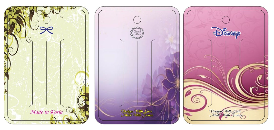 2 PAIR EMPTY PIN CARDS