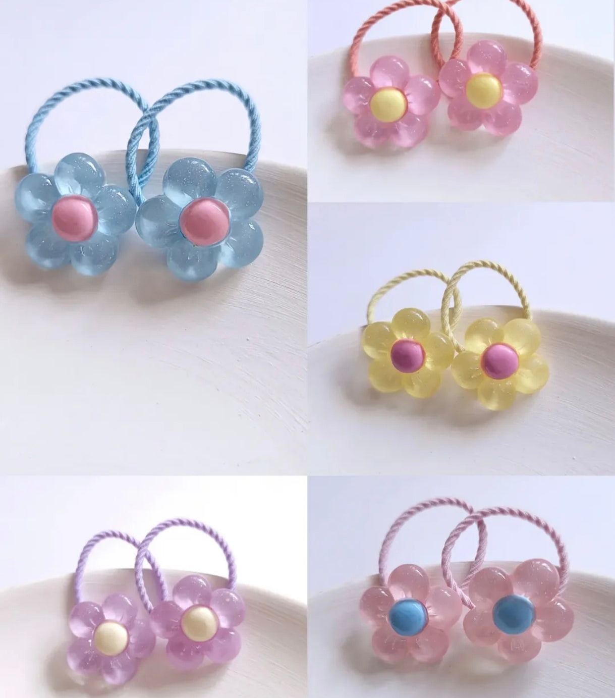 50 pairs of flower ponies