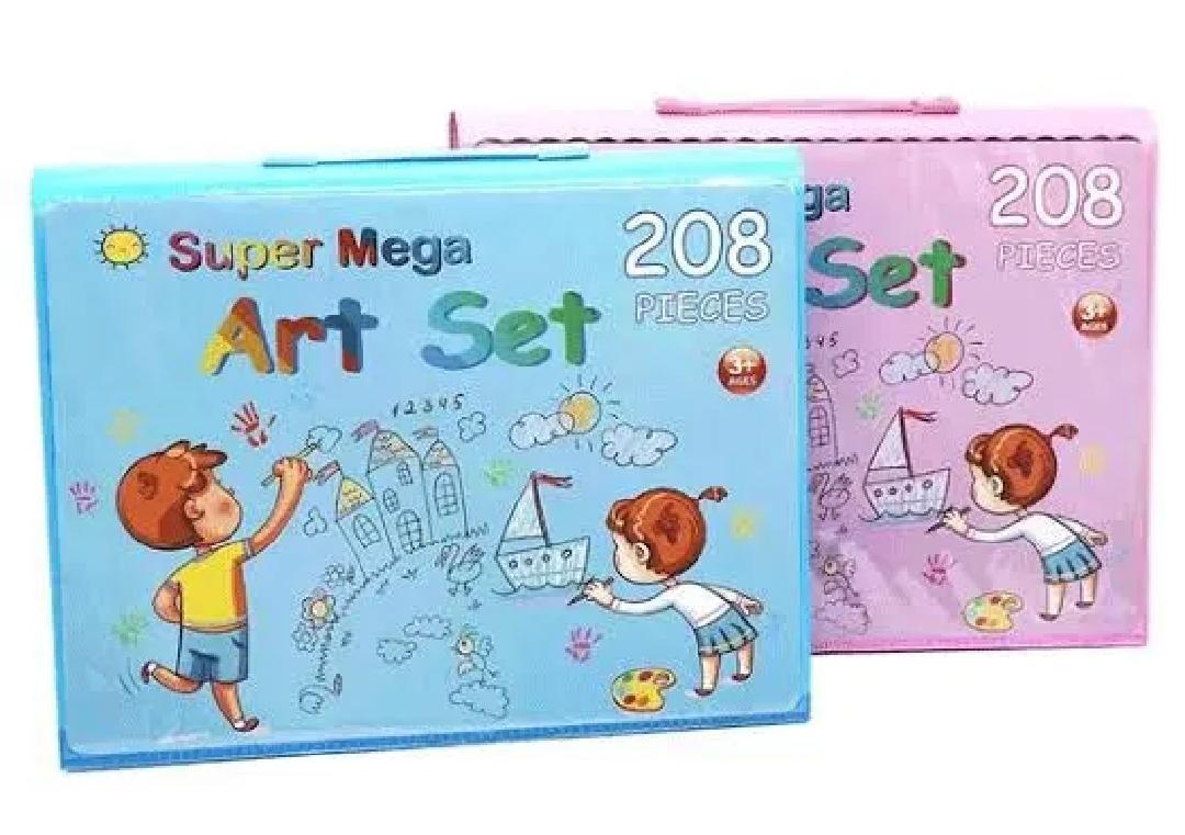 208 PIECES COLOURING/PAINTING SET