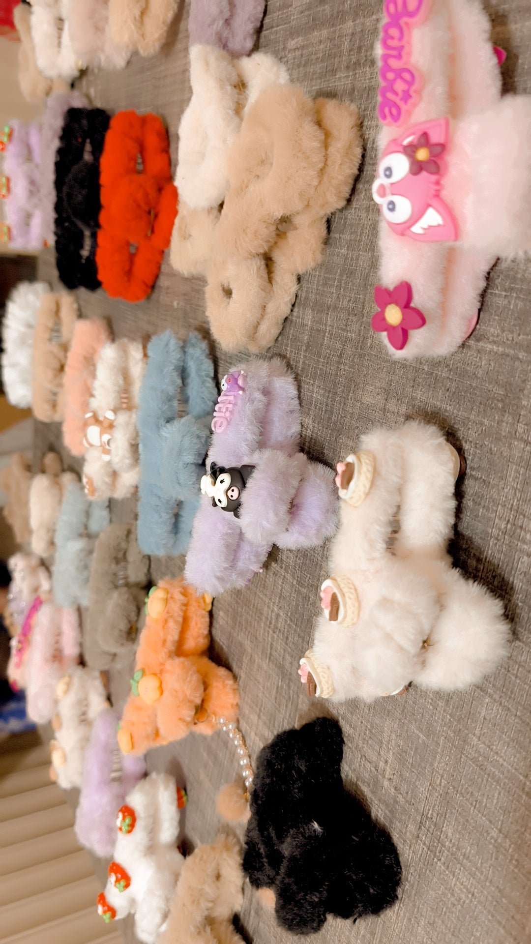 Imported Colourful fur catchers