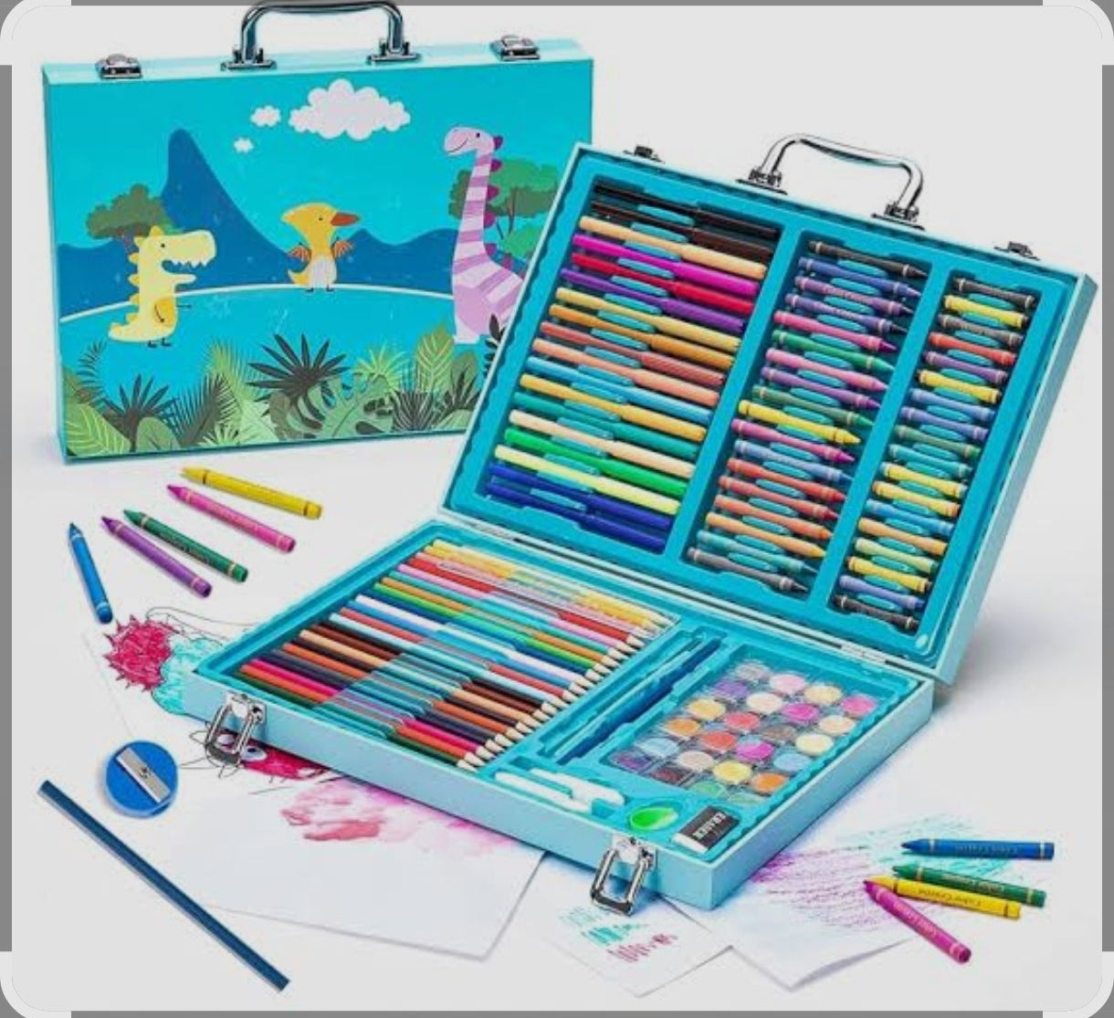 128 pieces of art kit (brief case style)